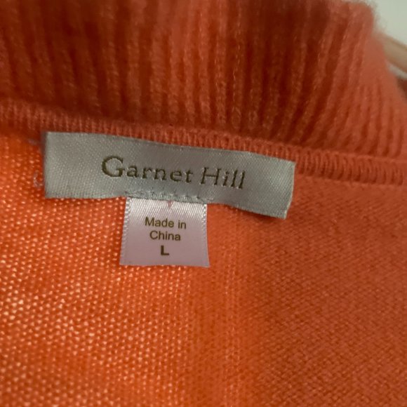 Garnet Hill 100% Cashmere Sweater - Picture 3 of 4